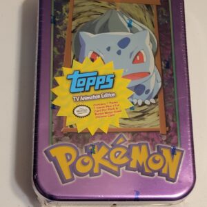 Pokemon Topps 1999 Tin - Bulbasaur Art - Sealed - Mint