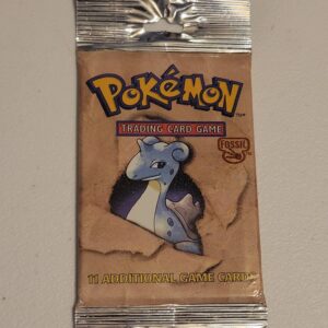 Pokemon Fossil Booster Pack - Sealed - Long Crimp - Excellent Condition