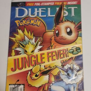 Pokemon Dualist Magazine - Sealed - Pikachu WOTC Stamp Jungle Promo #60