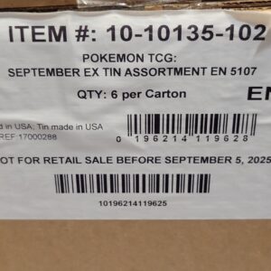 Pokemon Destined Rivals and Journey Together Tin Case - Sealed - 30 Packs
