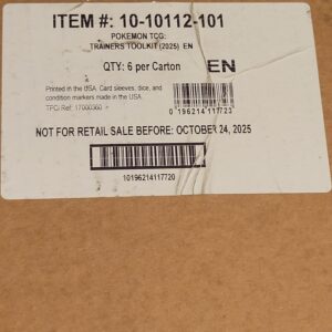 Pokemon 2025 Trainers Toolkit Case - Sealed - Destined Rivals and Mega Evolution