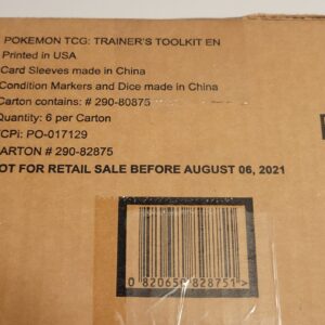 Pokemon Trainers Toolkit 2021 Case - Sealed - 6 Boxes