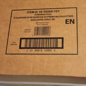 Pokemon Ogerpon Ex Premium Collection Case - Sealed  - 6 Collections