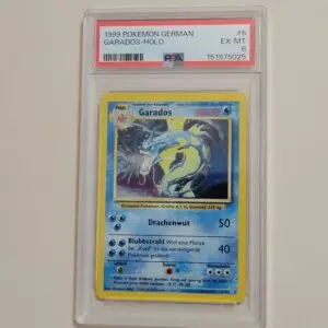 Garados - Pokemon German Base Set #6 - Excellent to Near Mint PSA 6